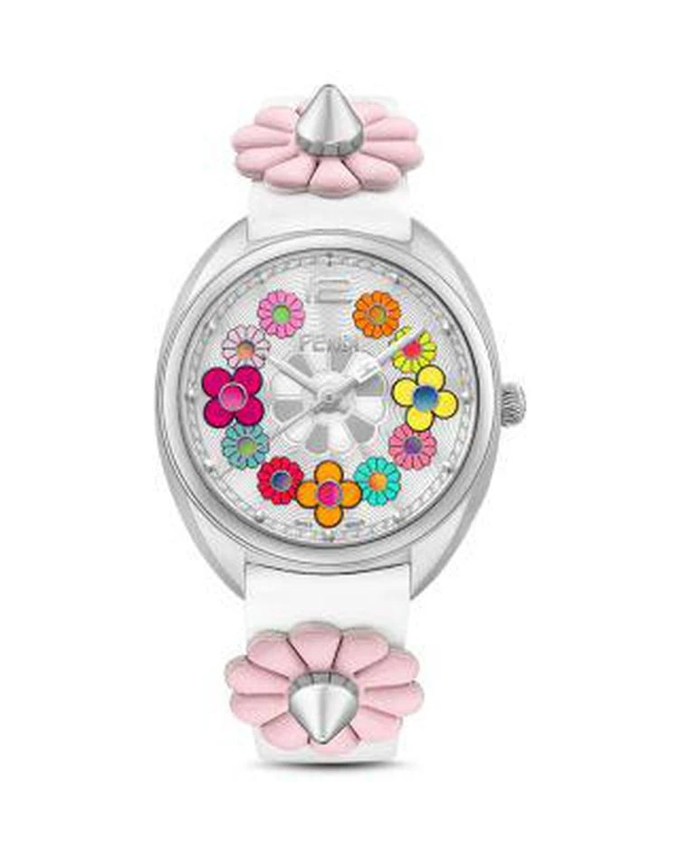 商品Fendi|Momento Fendi Flowerland Watch, 34mm,价格¥4804,第1张图片