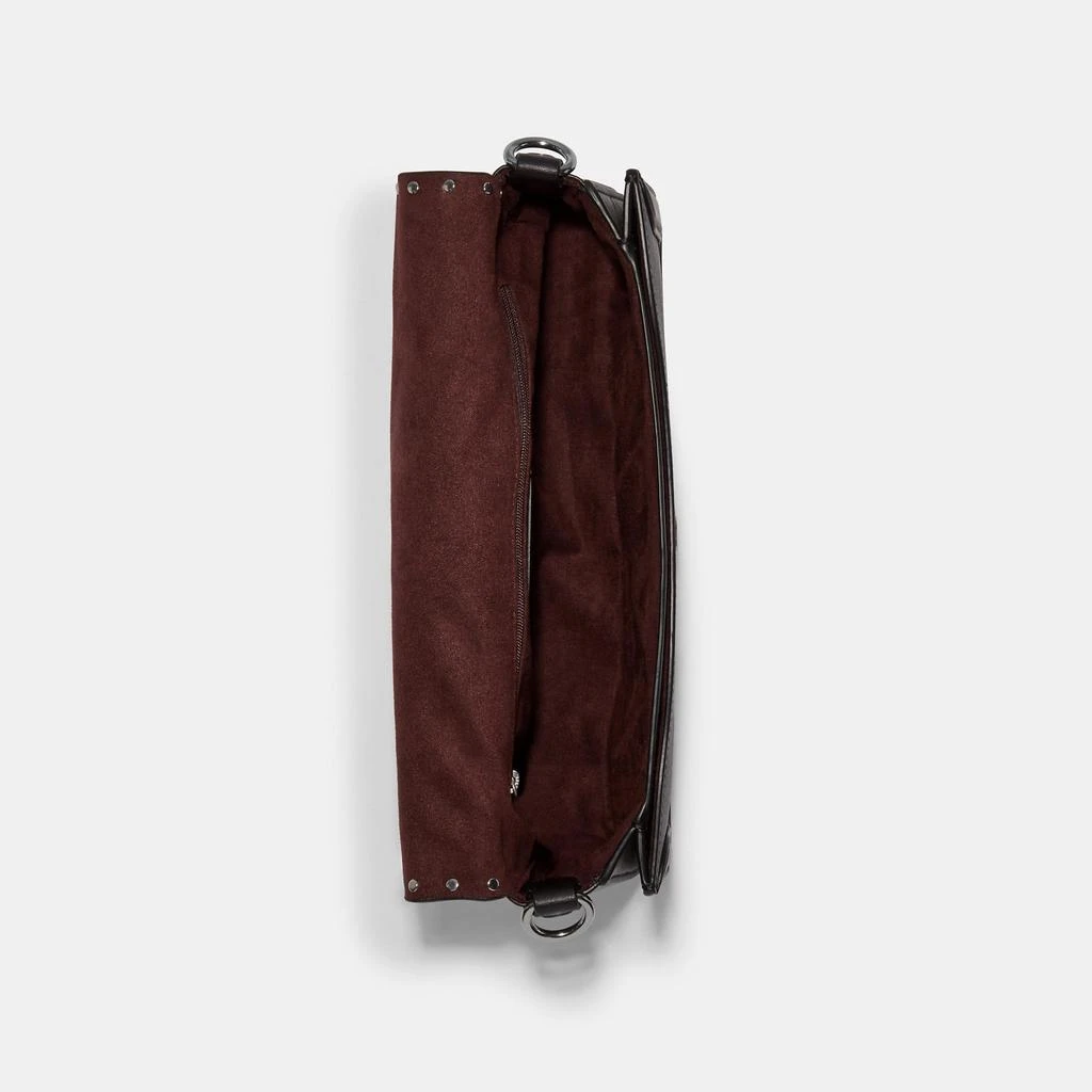 商品Coach|Coach Outlet Georgie 铆钉拼色马车标单肩包,价格¥1958,第2张图片详细描述