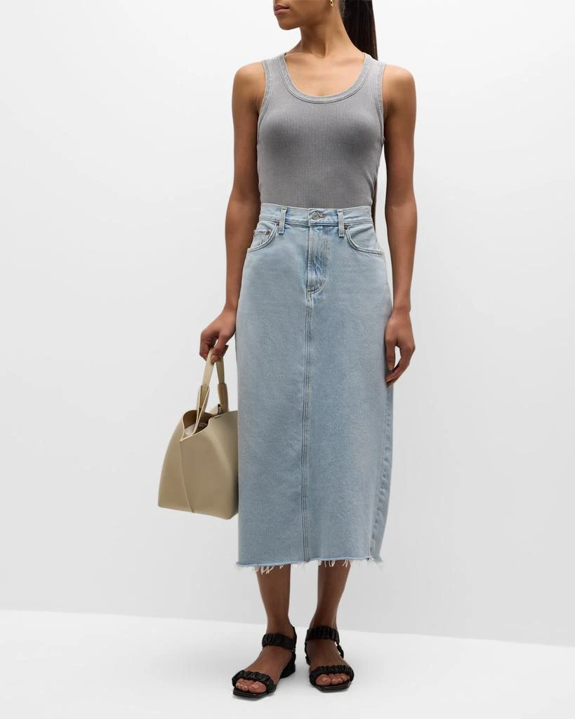 商品AGOLDE|Della Denim Midi Skirt,价格¥697,第3张图片详细描述