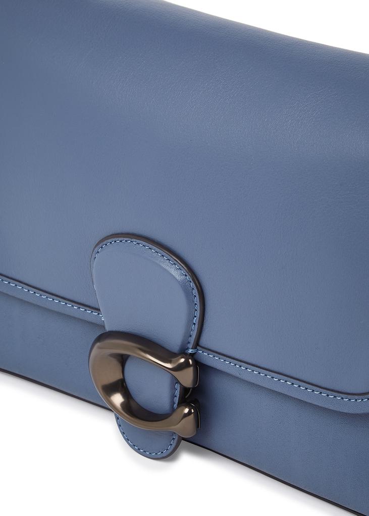 Tabby blue leather shoulder bag商品第3张图片规格展示