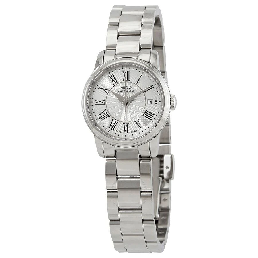 商品MIDO|Baroncelli III Automatic Silver Dial Ladies Watch M0100071103309,价格¥1918,第1张图片