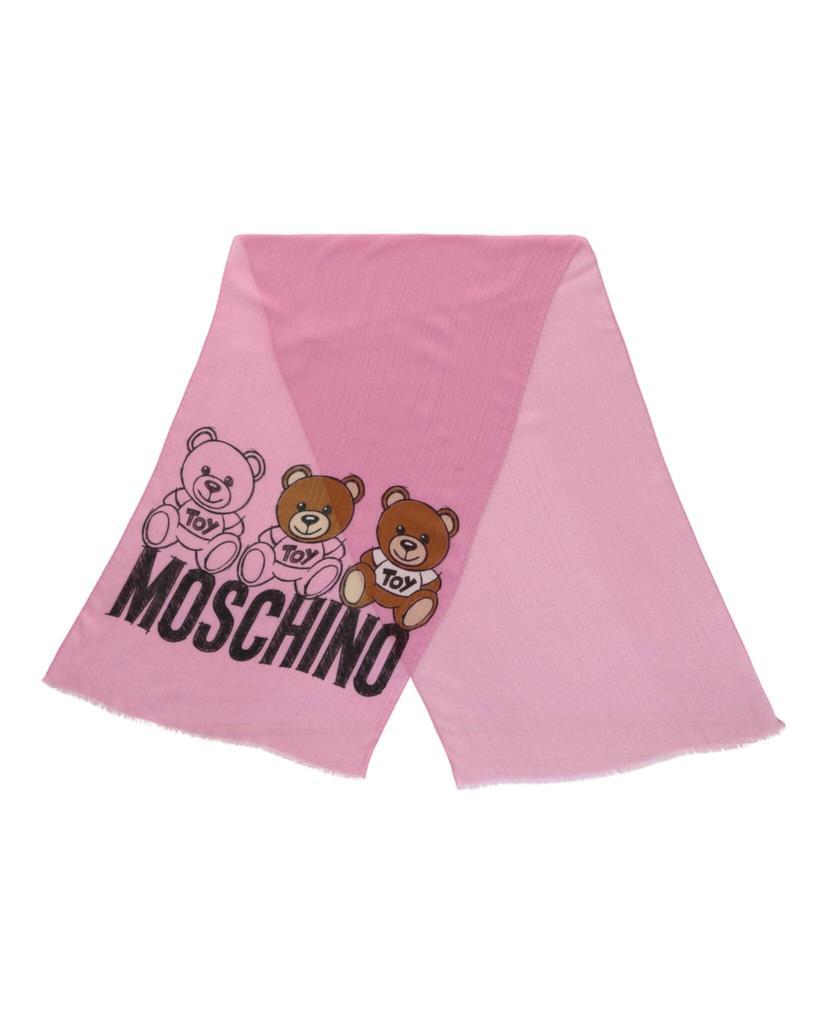 商品Moschino|Teddy Bear Logo Scarf,价格¥581,第4张图片详细描述