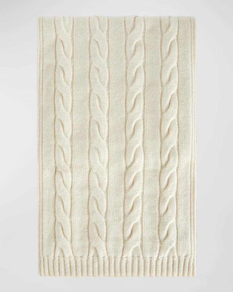 商品Loro Piana|Cashmere Cable Knit Scarf,价格¥11953,第1张图片