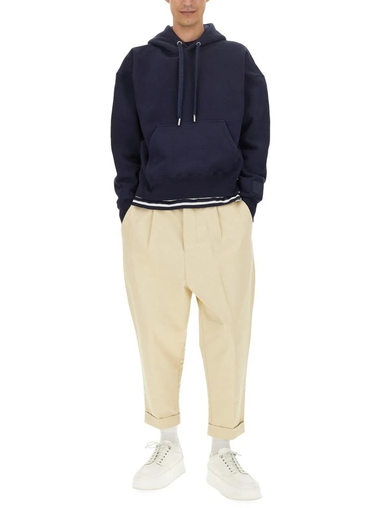商品AMI|AMI Paris Long-Sleeved Drawstring Hoodie,价格¥1844,第3张图片详细描述
