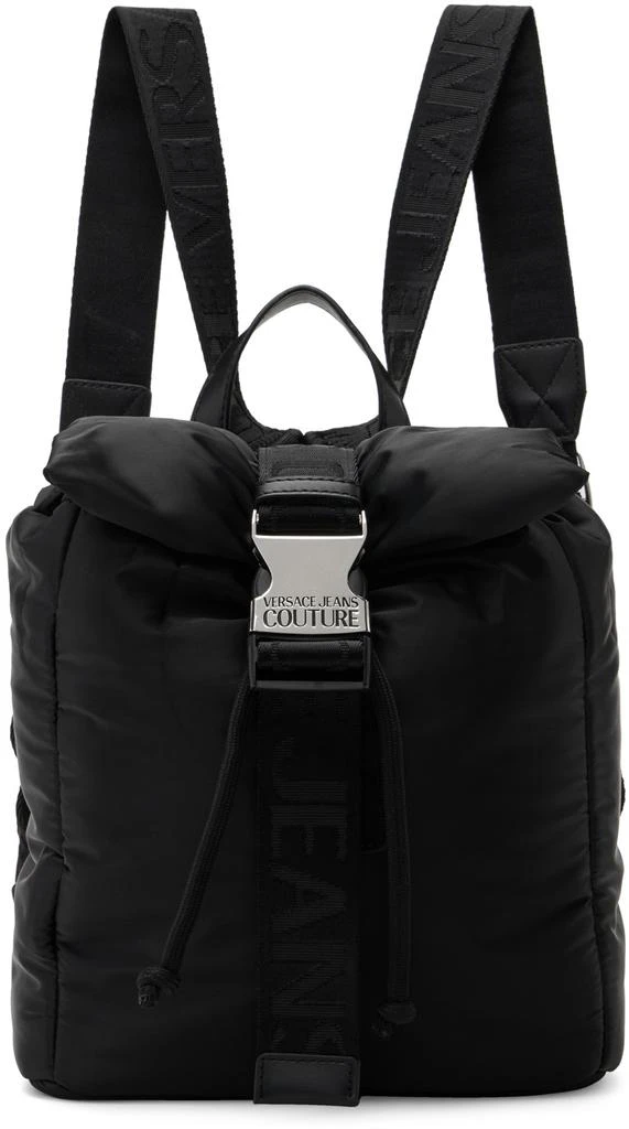 商品Versace|Black Safety Buckle Backpack,价格¥818,第1张图片