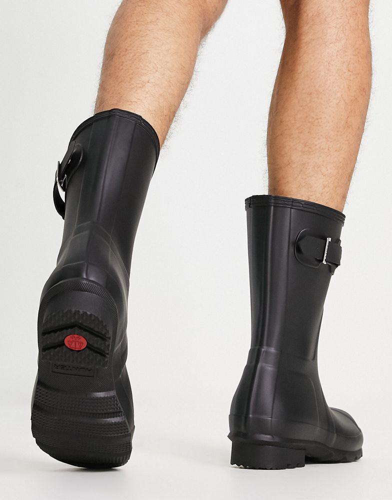 Hunter original short boots in black商品第2张图片规格展示
