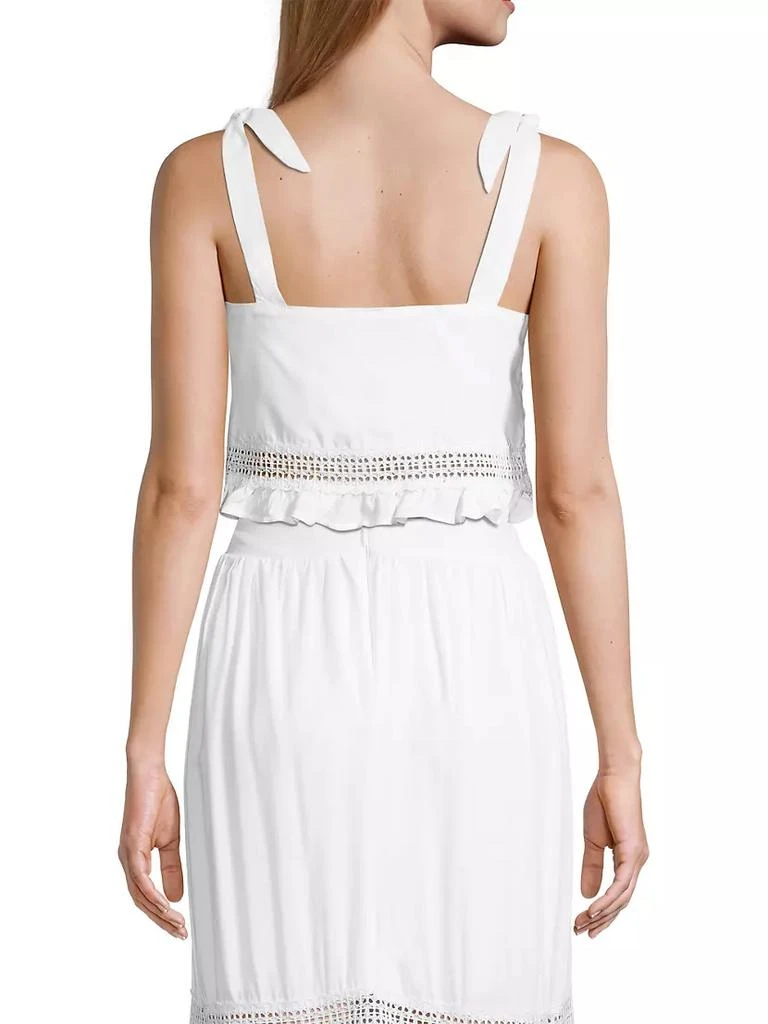 商品Aurum|Lace Ruffle Tank,价格¥223,第5张图片详细描述
