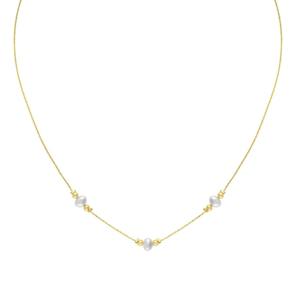 商品Olivia Le|Olivia Le - Women's Journey Pearl Trinity Necklace,价格¥620,第1张图片