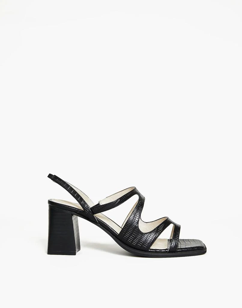商品Madewell|Intentionally Blank Leather If Sandals in Black,价格¥1519,第2张图片详细描述