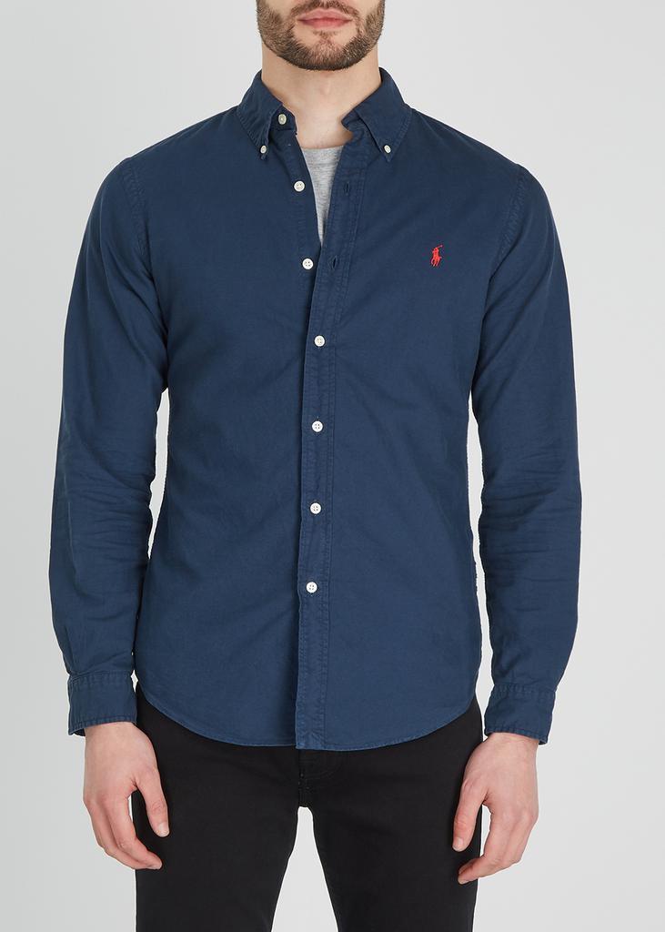 商品Ralph Lauren|Navy cotton Oxford shirt,价格¥1193,第4张图片详细描述