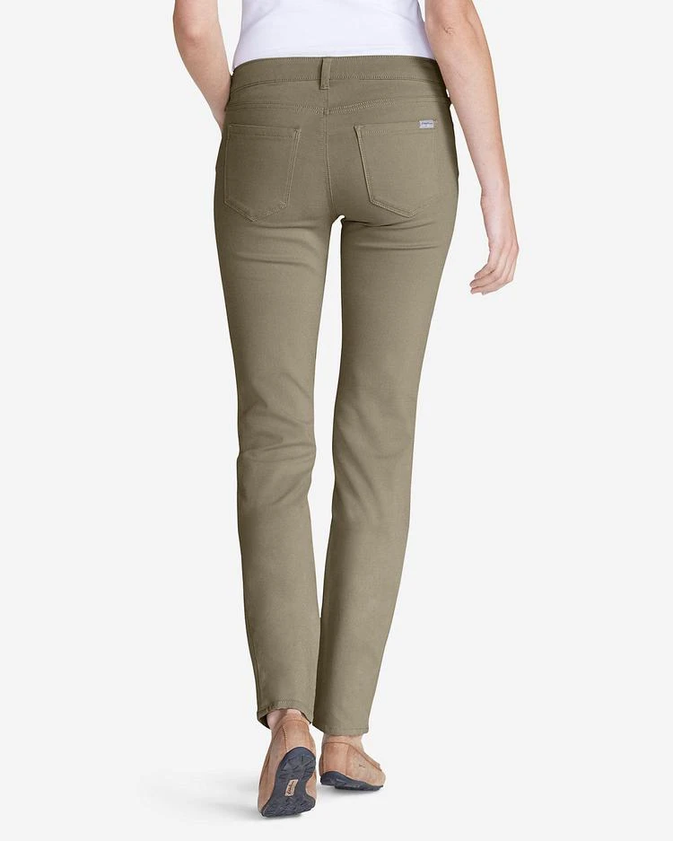 商品Eddie Bauer|Women&#39;s Elysian Twill Slim Straight Jeans - Slightly Curvy,价格¥409,第5张图片详细描述