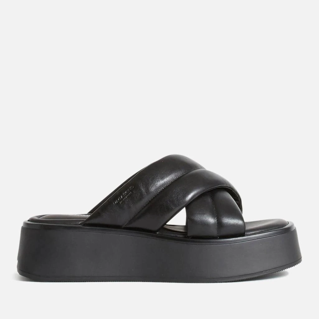 商品Vagabond|Vagabond Women's Courtney Leather Flatform Sandals - Black/Black,价格¥262,第1张图片