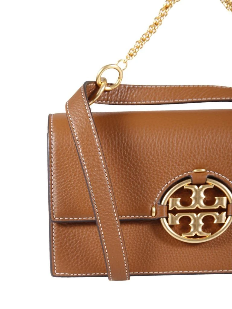 商品Tory Burch|Tory Burch Miller Logo Plaque Small Shoulder Bag,价格¥4290,第4张图片详细描述