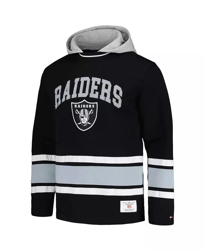 商品Tommy Hilfiger|Men's Black Las Vegas Raiders Ivan Fashion Pullover Hoodie,价格¥556,第3张图片详细描述