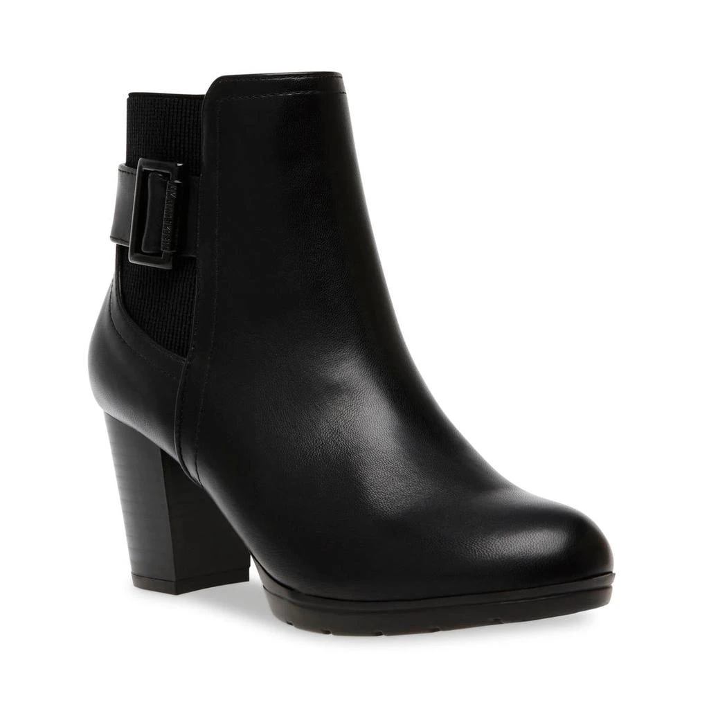 商品Anne Klein|Anne Klein Womens Faux Leather Embellished Ankle Boots,价格¥286,第1张图片