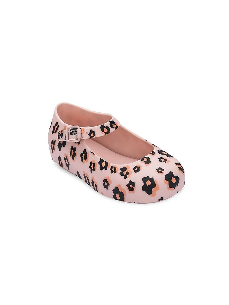 商品Mini Melissa|Little Girl's Mini Dora Mary Jane Leopard Flats,价格¥441,第1张图片