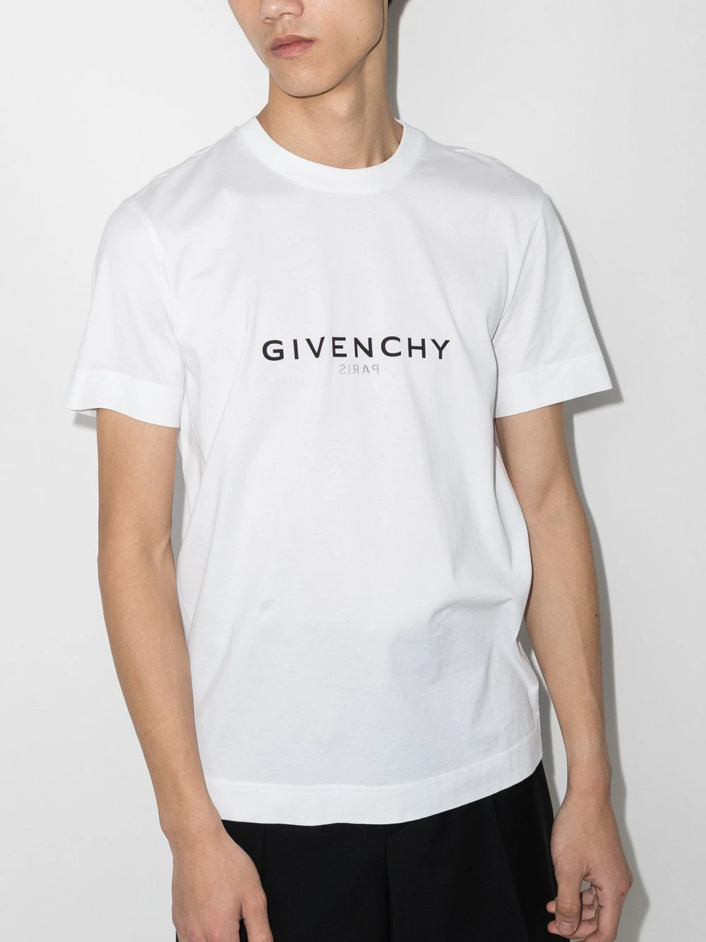 商品Givenchy|Givenchy 男士T恤 BM71653Y6B100 白色,价格¥2044,第3张图片详细描述