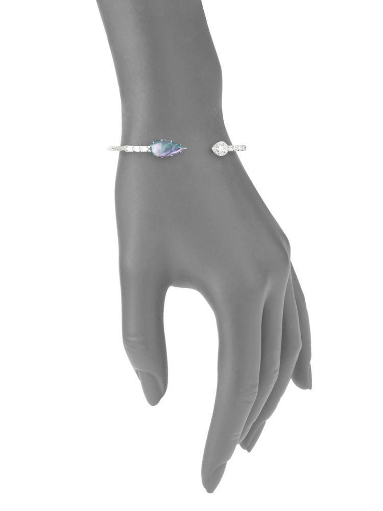 商品Nadri|Gris Crystal Cuff Bracelet,价格¥414,第3张图片详细描述