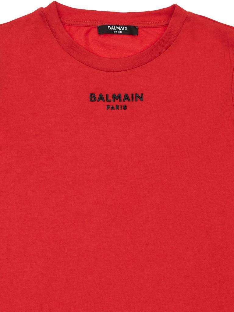 商品Balmain|Logo Print Cotton Jersey T-shirt,价格¥867,第1张图片