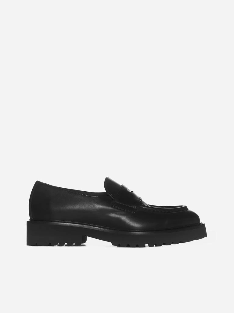 商品DOUCAL'S|Leather penny loafers,价格¥3054,第1张图片