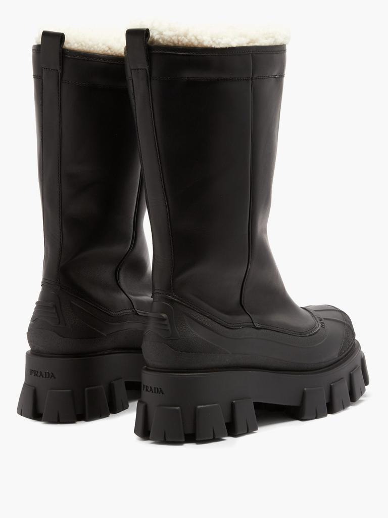 Monolith chunky-sole leather boots商品第4张图片规格展示