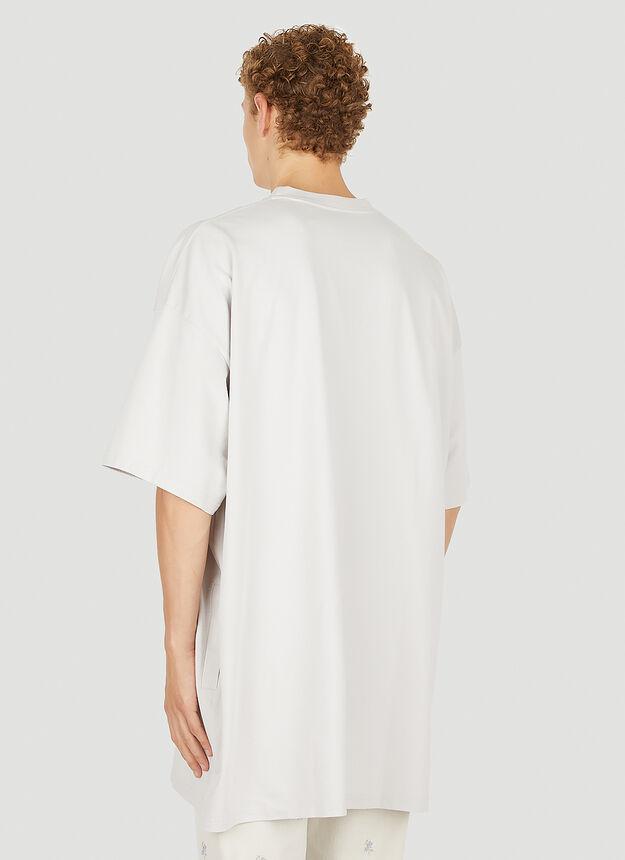 Supersize Graphic T-Shirt in White商品第4张图片规格展示