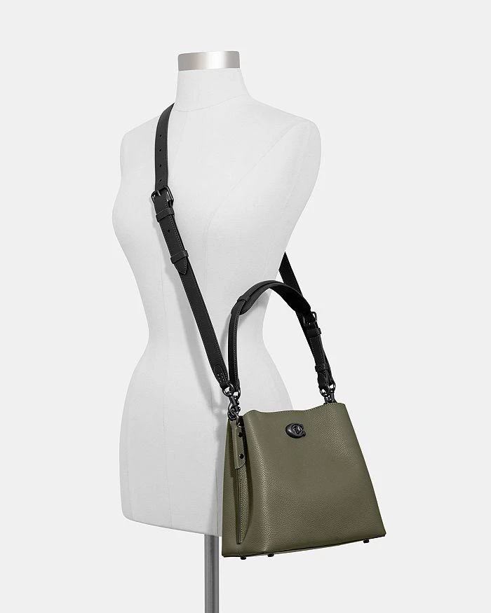 商品Coach|Willow Small Leather Bucket Tote,价格¥1815,第2张图片详细描述