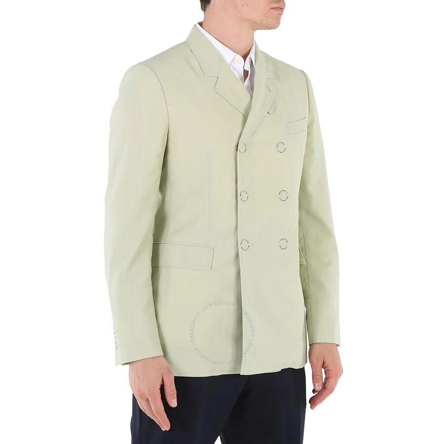 商品Burberry|Matcha Slim Fit Press-stud Tailored Jacket,价格¥1712,第2张图片详细描述