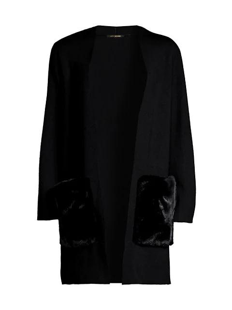 Erin Wool & Faux Fur Cardigan商品第1张图片规格展示