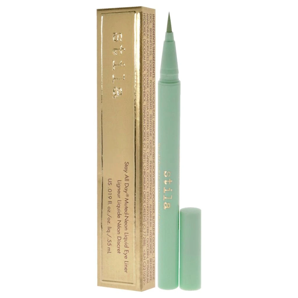 商品Stila|Stay All Day Muted-Neon Liquid Eye Liner - Hint of Mint by Stila for Women - 0.019 oz Eyeliner,价格¥201,第4张图片详细描述