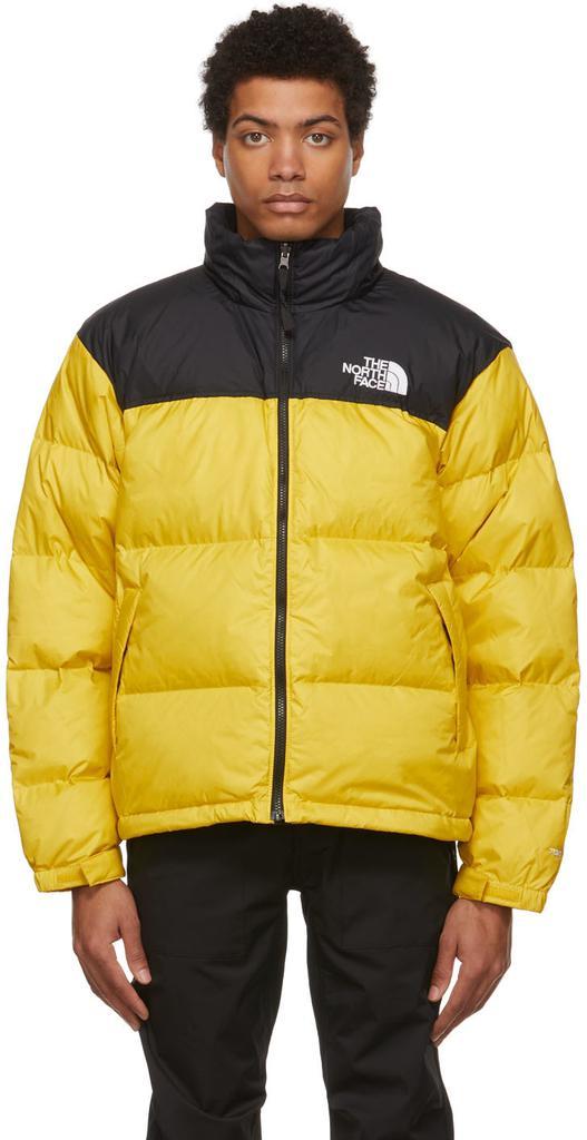 商品The North Face|男款 北面 1996 Nuptse 复古羽绒服 黑黄色,价格¥2687,第1张图片