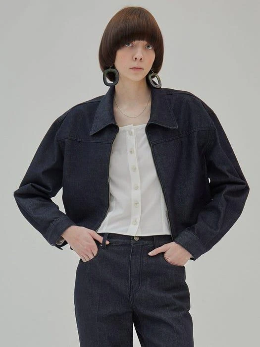 商品RAIVE|2-way Zip-up Denim Jacket_Indigo,价格¥1088,第2张图片详细描述