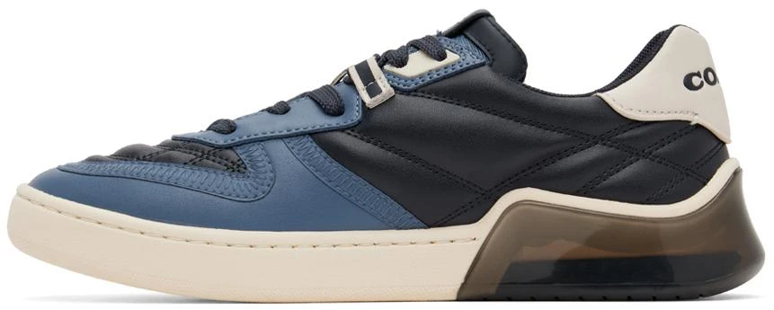 商品Coach|Navy Quilted Citysole Court Sneaker,价格¥791,第3张图片详细描述