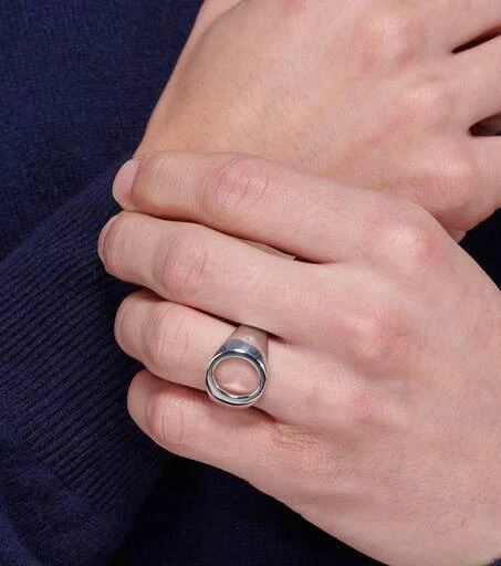 商品Tom Wood|Oval open sterling silver ring,价格¥1669,第2张图片详细描述