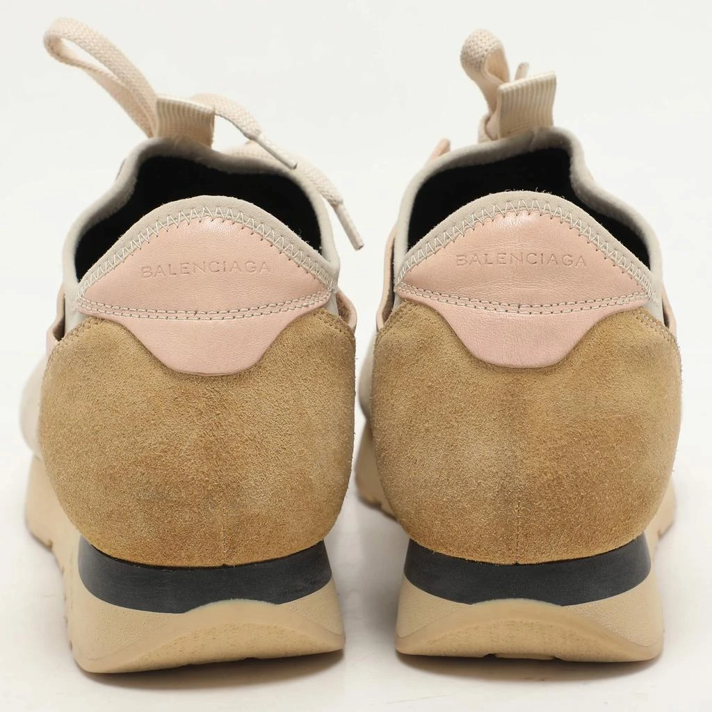 商品[二手商品] Balenciaga|Balenciaga Pink/Beige Neoprene And Leather Race Runner Sneakers Size 39,价格¥3380,第5张图片详细描述