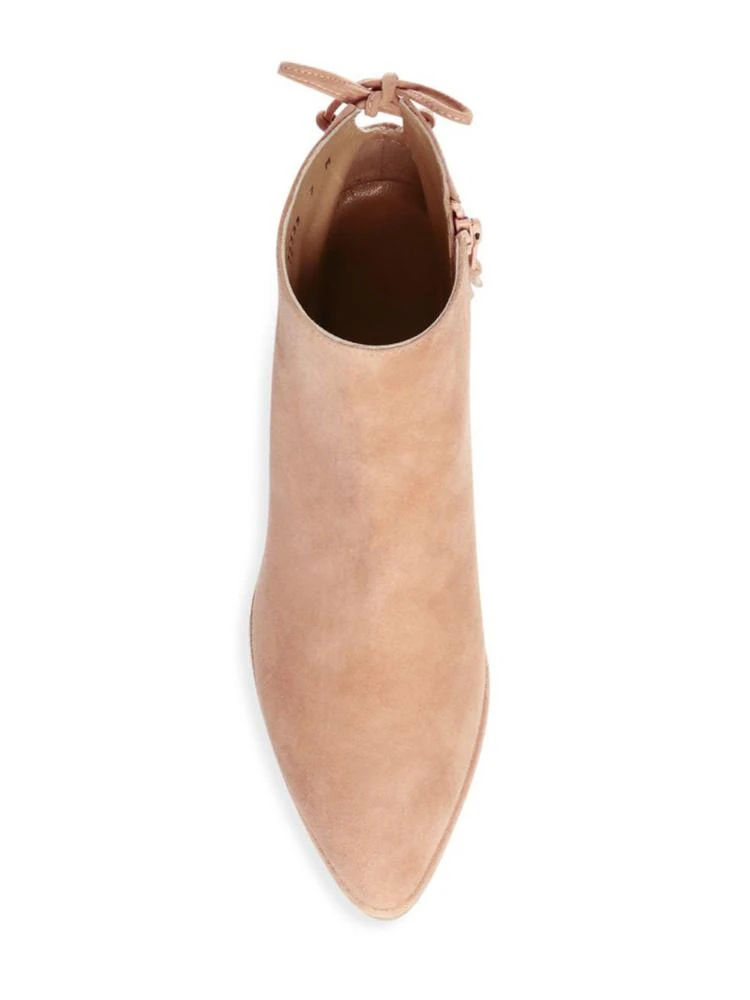 商品Stuart Weitzman|Lofty 麂皮后系带踝靴,价格¥1493,第4张图片详细描述