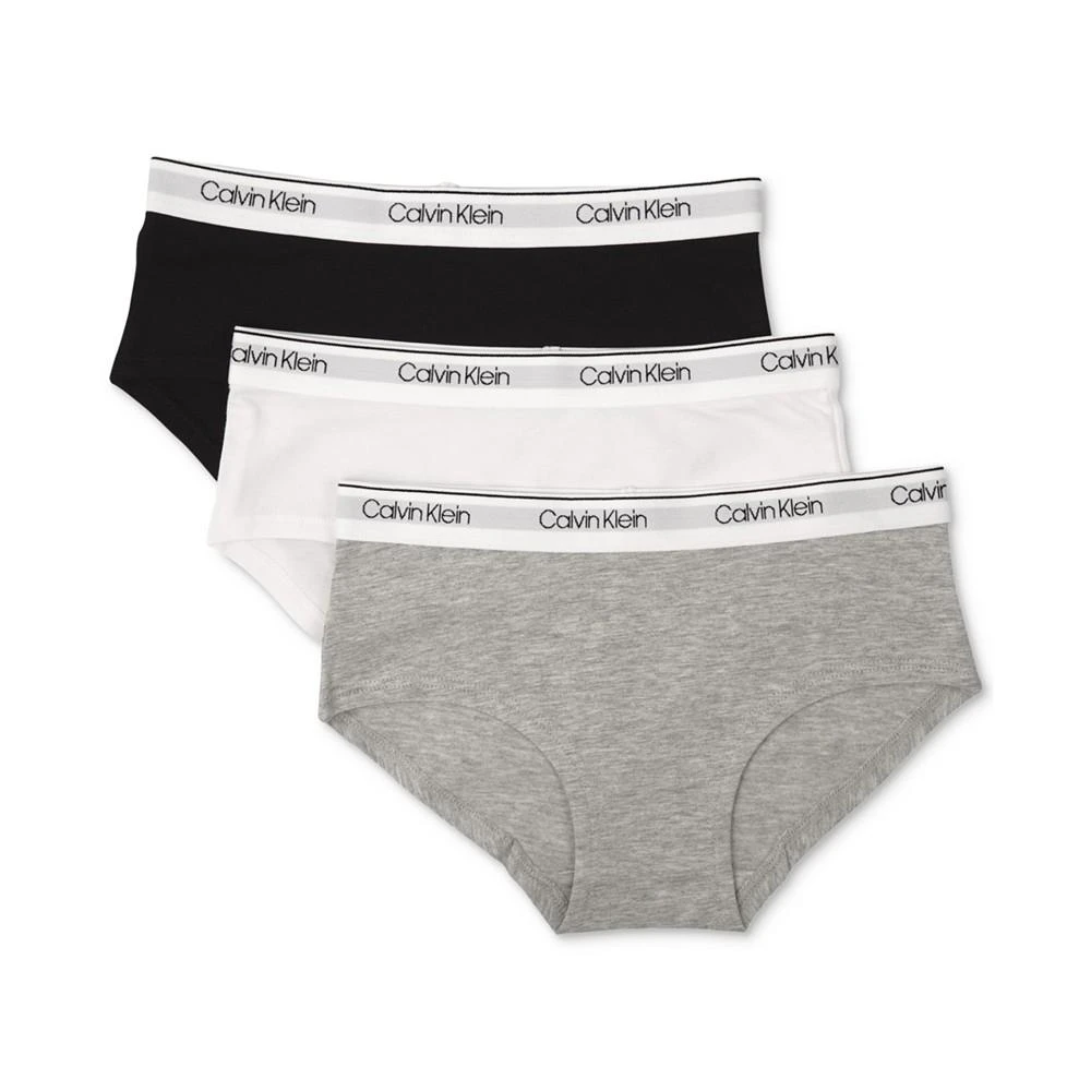 商品Calvin Klein|女童基础款内裤三件装, 小童&大童,价格¥81,第1张图片