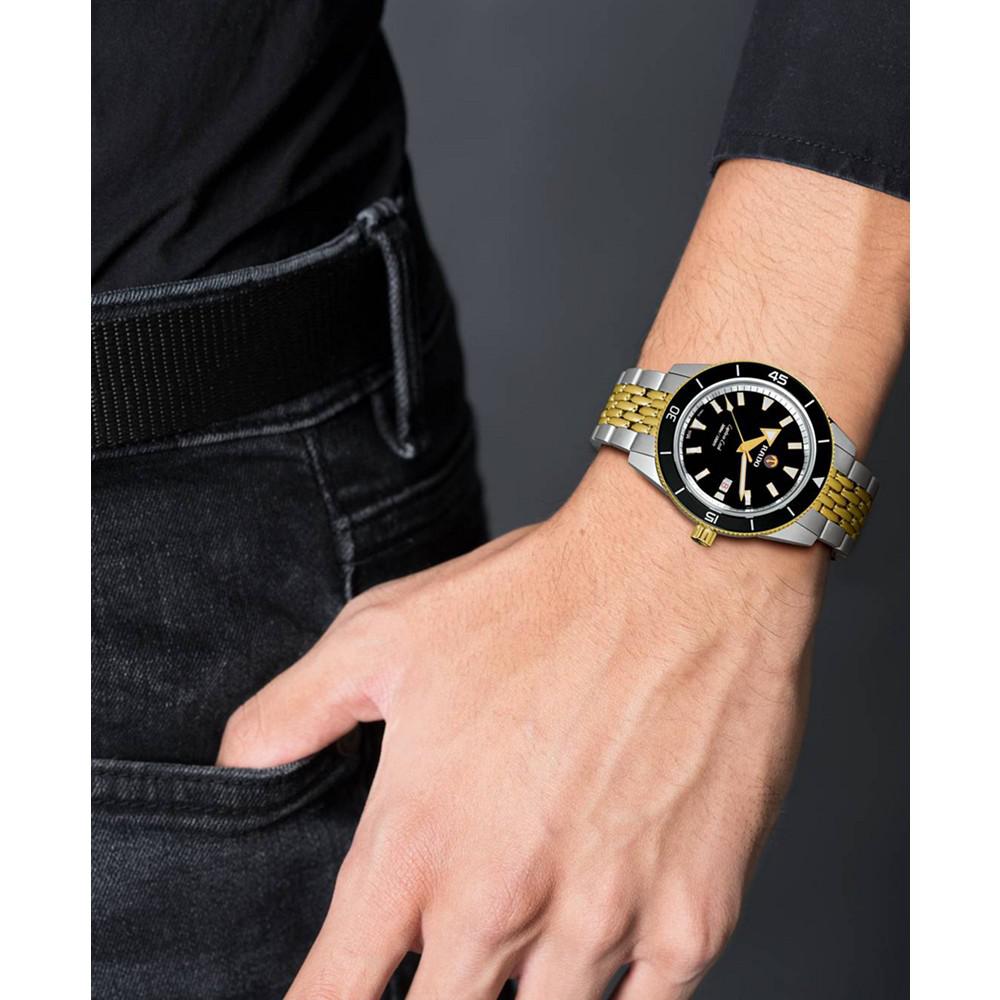 Men's Captain Cook Automatic Two-Tone Stainless Steel Bracelet Watch 42mm商品第5张图片规格展示