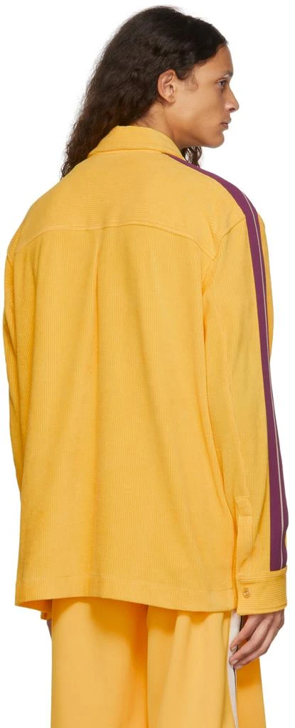 商品Palm Angels|Yellow & Purple Corduroy Track Shirt,价格¥1231,第3张图片详细描述