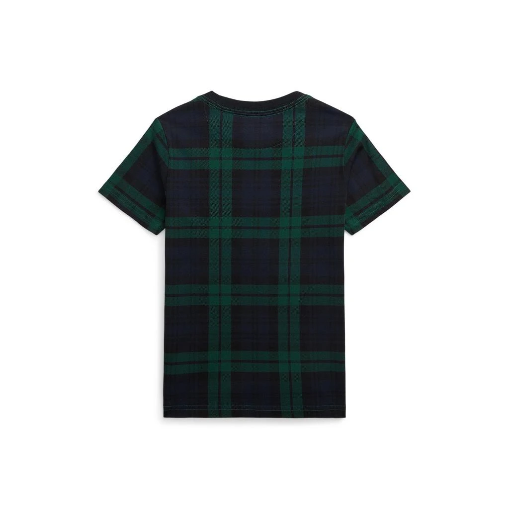 商品Ralph Lauren|Polo Bear Plaid Cotton Jersey Tee (Toddler/Little Kids),价格¥259,第2张图片详细描述