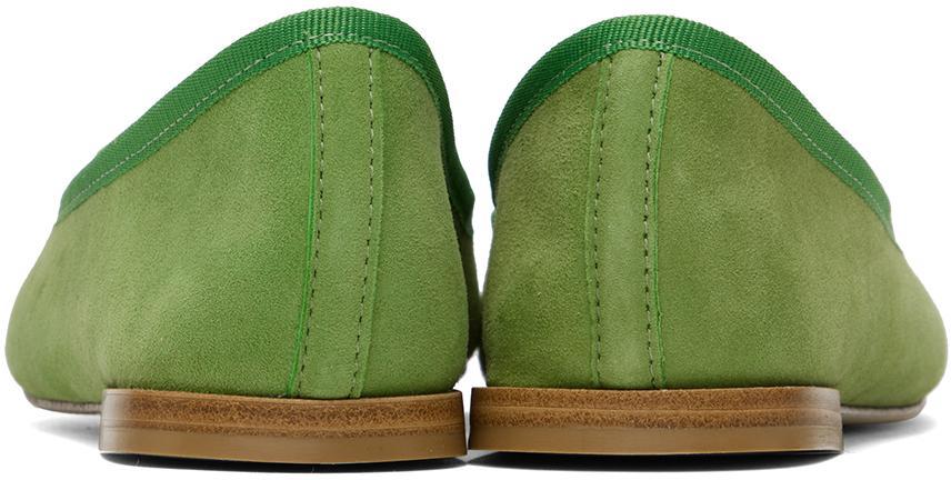 商品Repetto|Green Cendrillon Ballerina Flats,价格¥2141,第2张图片详细描述