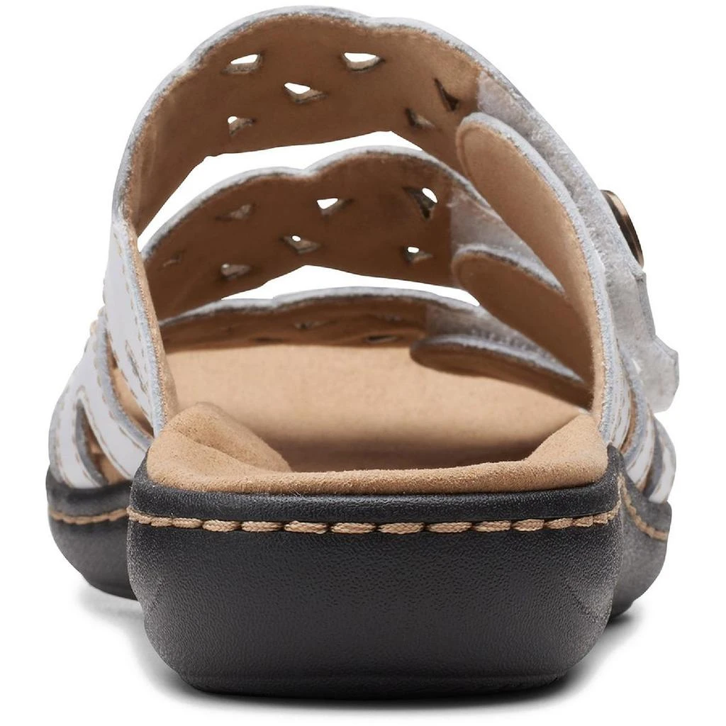 商品Clarks|Clarks Womens Laurieann Echo Leather Perforated Slide Sandals,价格¥315,第4张图片详细描述