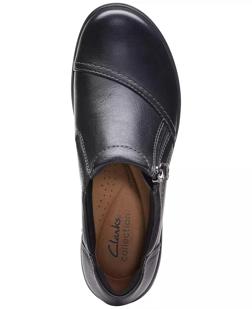 商品Clarks|Women's Carleigh Ray Round-Toe Side-Zip Shoes,价格¥404,第4张图片详细描述