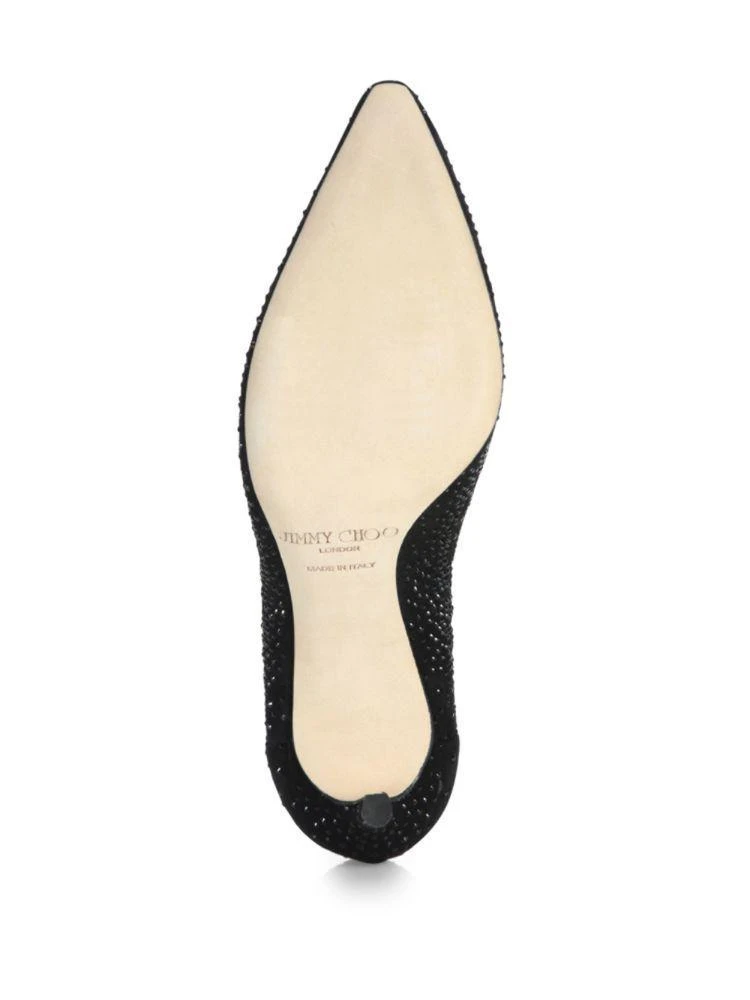 商品Jimmy Choo|Romy Momento 85 Lasercut 麂皮尖头高跟鞋,价格¥4927,第5张图片详细描述