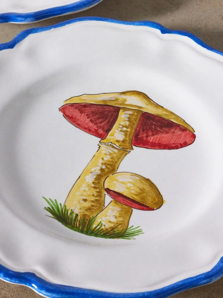 商品Les Ottomans|Set of two Mushroom ceramic side plates,价格¥658,第2张图片详细描述