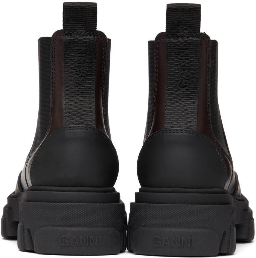 商品Ganni|Brown Leather Chelsea Boots,价格¥2840,第6张图片详细描述