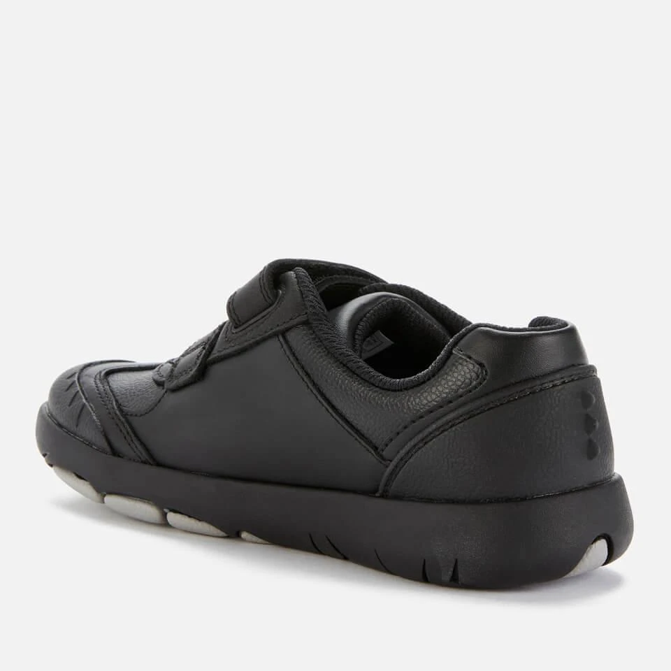 商品Clarks|CLARKS KIDS' REX STRIDE SCHOOL SHOES - BLACK LEATHER,价格¥218,第2张图片详细描述