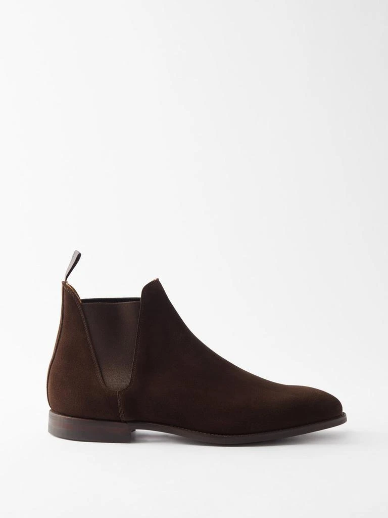 商品Crockett & Jones|Suede Chelsea boots,价格¥2571,第1张图片