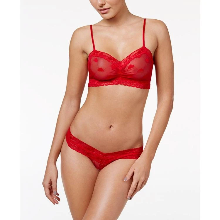 商品Hanky Panky|Sweetheart Mesh Lace Bralette 5P7106,价格¥241,第5张图片详细描述