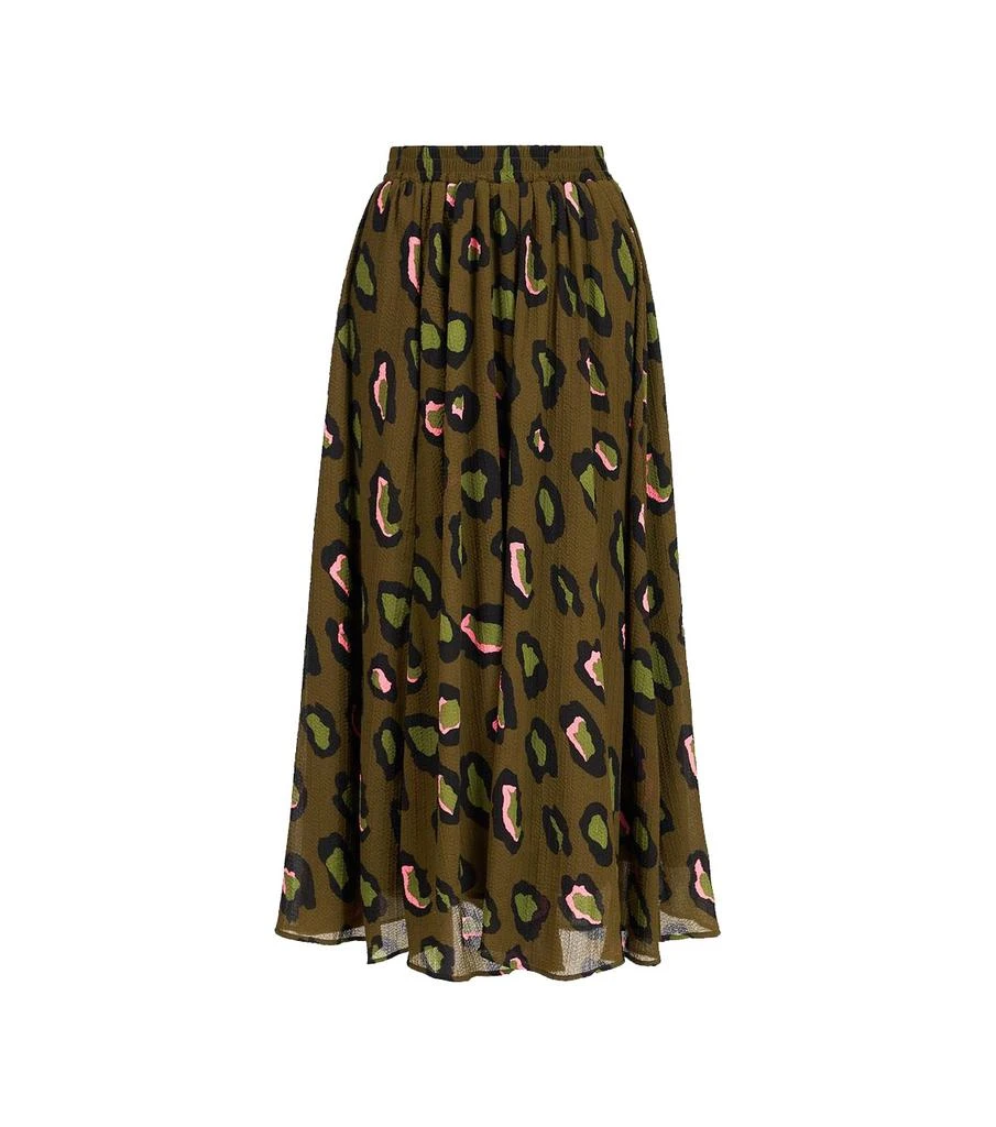 商品Essentiel|ESSENTIEL ANTWERP Camo midi skirt KHAKI,价格¥1475,第1张图片